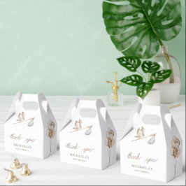 Caja Para Regalos Gracias Boho Género Neutral Baby Shower