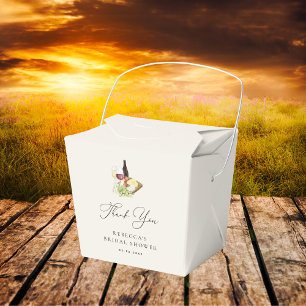 Caja Para Regalos Gracias Charcuterie Wine & Cheese Bridal Shower