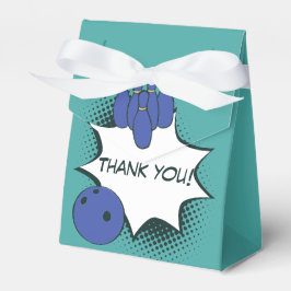 Caja Para Regalos Gracias! Fiesta de cumpleaños de bolos Blue-Green