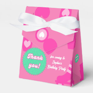 Caja Para Regalos Gracias, fiesta de cumpleaños de muñecas rosadas,