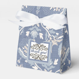 Caja Para Regalos Gracias, French Damask Blue