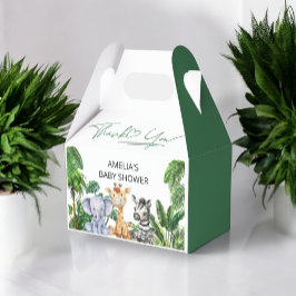 Caja Para Regalos Gracias Jungle Safari Baby Shower