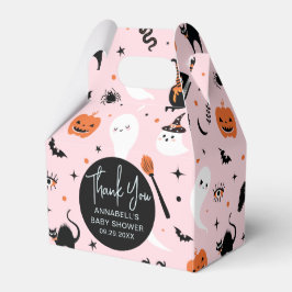 Caja Para Regalos Gracias por el Baby Shower de Cute Ghost Halloween