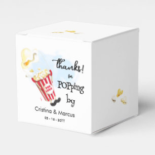 Caja Para Regalos Gracias Por Pasar Por Palomitas De Maíz