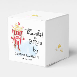 Caja Para Regalos Gracias por pasar por palomitas de maíz
