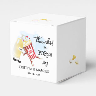 Caja Para Regalos Gracias por pasar por palomitas de maíz