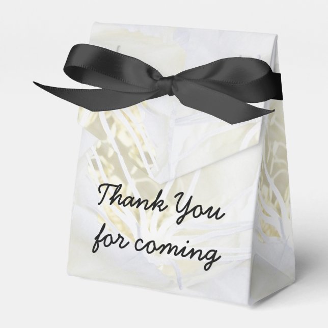 Caja Para Regalos "Gracias por venir" Favor Box (Front Side)