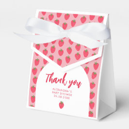 Caja Para Regalos Gracias Strawberry Baby Shower Favor Box