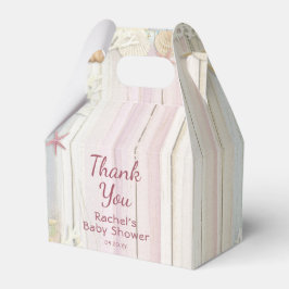Caja Para Regalos Gracias Tropical Beach Seashell Baby Shower