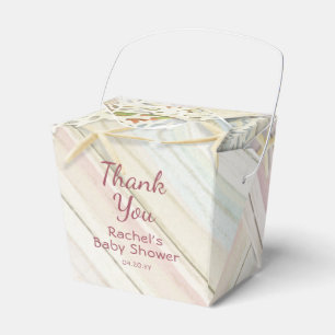 Caja Para Regalos Gracias Tropical Beach Seashell Baby Shower