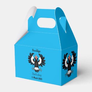 Caja Para Regalos Gracioso ilustracion de personalizado magpie austr