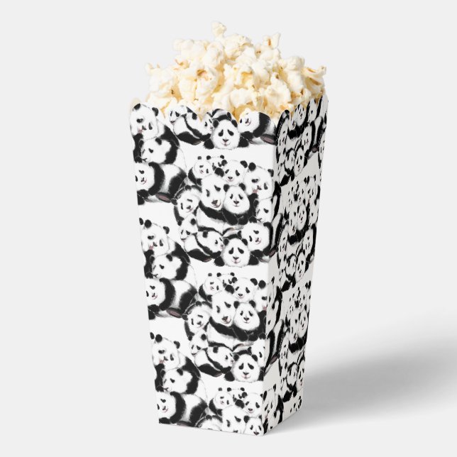 Caja Para Regalos Gracioso Panda Popcorn Box (apareció)