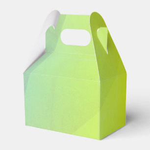 Caja Para Regalos Gradación Geométrica Amarilla Moderna