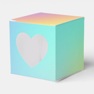 Caja Para Regalos Gradiente Pastel de forma libre