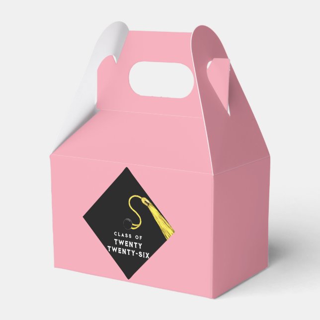 Caja Para Regalos Graduación 2025 Rosa (Front Side)