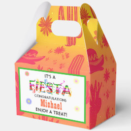 Caja Para Regalos Graduación Colorida Fiesta 5"w x 3"l x 6.5"h