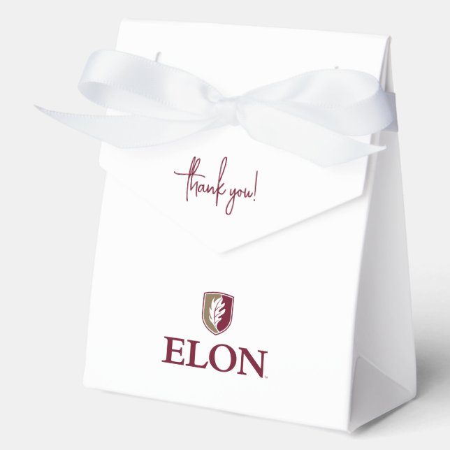 Caja Para Regalos Graduación de Elon (Anverso)