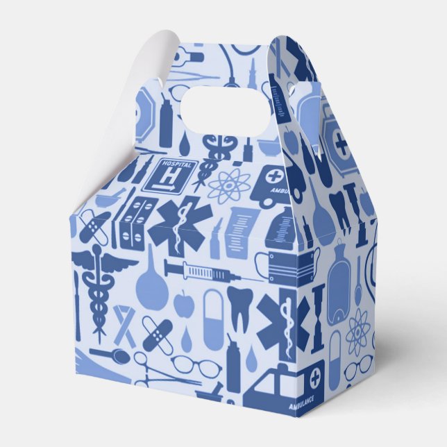 Caja Para Regalos Graduación de la Escuela Médica de Reconocimiento  (Front Side)