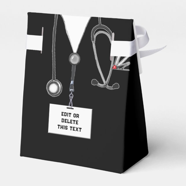 Caja Para Regalos Graduación de la Facultad de Medicina (Reverso)