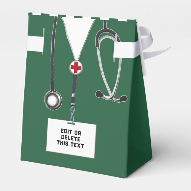Caja Para Regalos Graduación de la Facultad de Medicina (Reverso)
