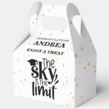 Graduación El Cielo Es El Límite 5"w x 3"l x 6.5"h