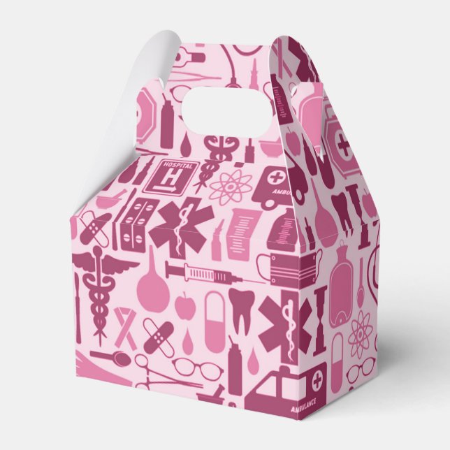 Caja Para Regalos Graduación en Facultad de Medicina de Reconocimien (Front Side)