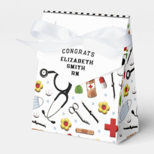 Caja Para Regalos Graduación en la escuela de enfermería