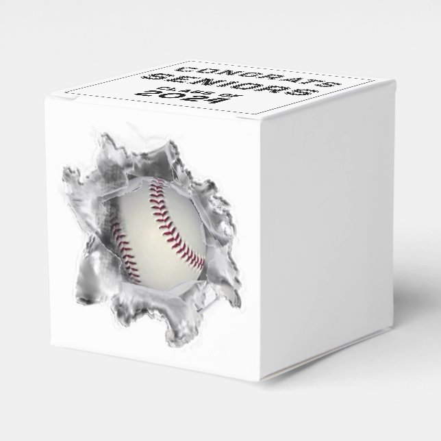 Caja Para Regalos Graduación nocturna senior de béisbol 2023 (Costado Anverso)
