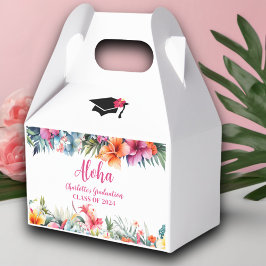 Caja Para Regalos Graduación tropical Aloha Luau 2024