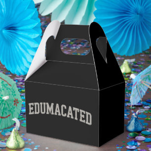 Caja Para Regalos Graduación Universitaria Divertida Sarcástica Educ