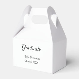 Caja Para Regalos Graduado de 20XX graduación mínima simple