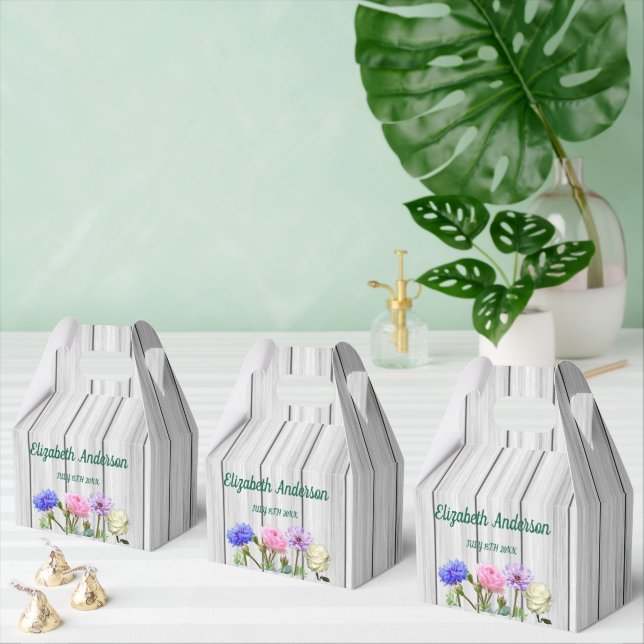 Caja Para Regalos Graduation Garden Party (Múltiple)