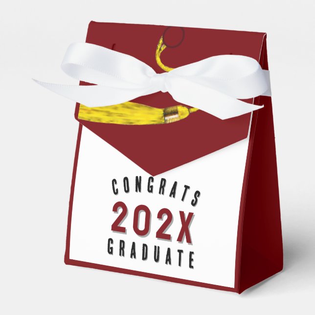 Caja Para Regalos Graduation Party 2025 Favor Box (Front Side)