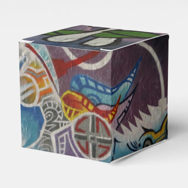 Caja Para Regalos Graffiti en inglés, Londres, Reino Unido (Costado Anverso)