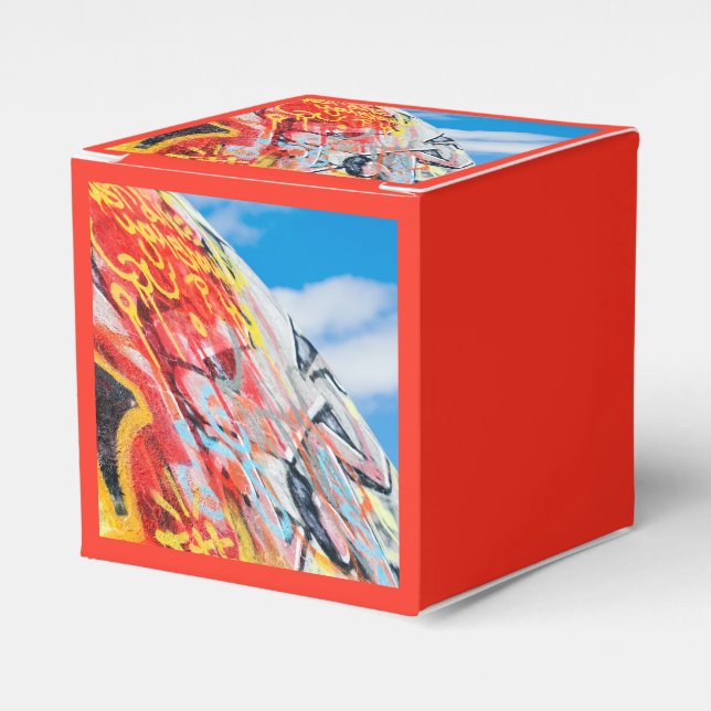 Caja Para Regalos graffiti planetario (Costado Anverso)