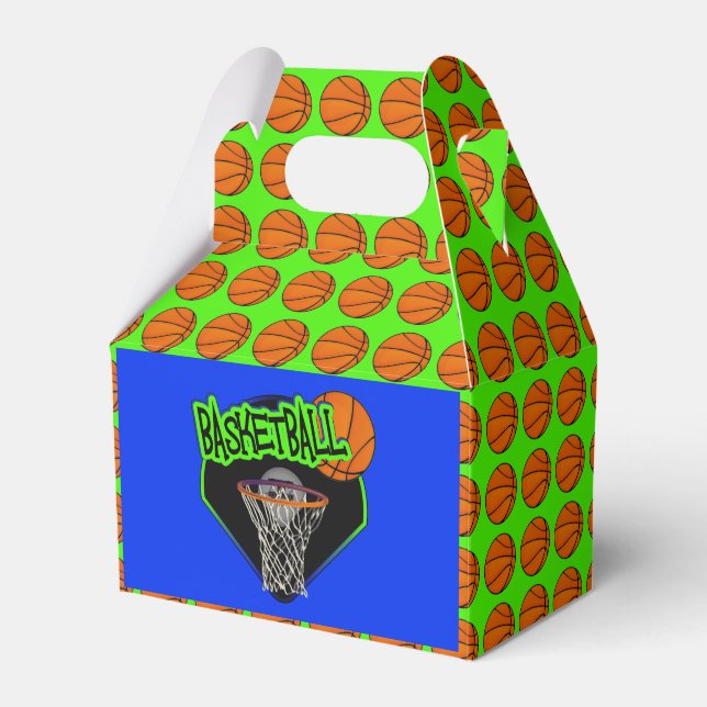 Caja Para Regalos Graffiti Style Basketball and Hoop (Front Side)