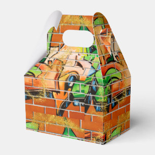 Caja Para Regalos Grafiti urbano colorido de Guay con un Purpurina f