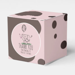 Caja Para Regalos Granja de Vaca Divertida Cumpleaños Animal Favor R