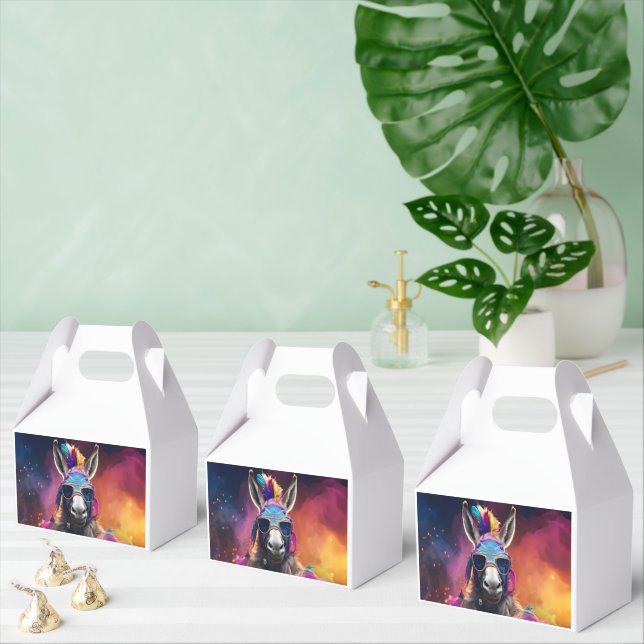 Caja Para Regalos Grasas azules de burro (Múltiple)