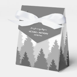 Caja Para Regalos Gray Forest Range Woodland Boda