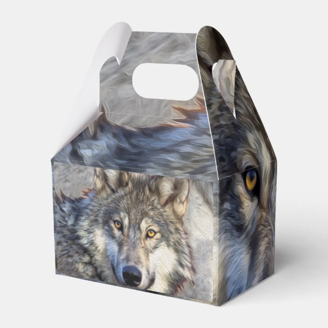 Caja Para Regalos Gray Wolf Dignity (Reverso)