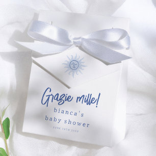 Caja Para Regalos ¡Grazie Mille! Verano Italiano Niño Azul Baby Show