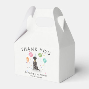 Caja Para Regalos Great Dane Pawty Puppy Dog Cumpleaños Gracias
