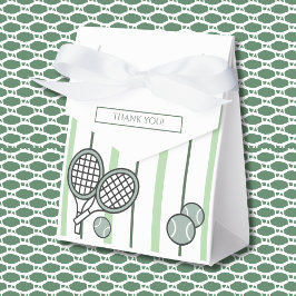 Caja Para Regalos Green Perfect Match Tennis Couples Bridal Shower