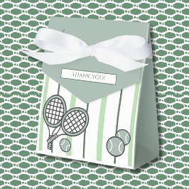 Caja Para Regalos Green Perfect Match Tennis Couples Bridal Shower