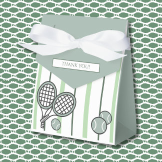 Caja Para Regalos Green Perfect Match Tennis Couples Bridal Shower