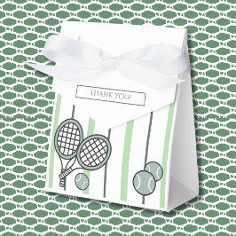 Caja Para Regalos Green Perfect Match Tennis Couples Bridal Shower