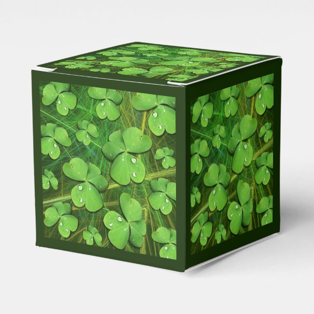 Caja Para Regalos Green Shamrock St Patrick's iPhone 5 Funda-Mate (Costado Anverso)