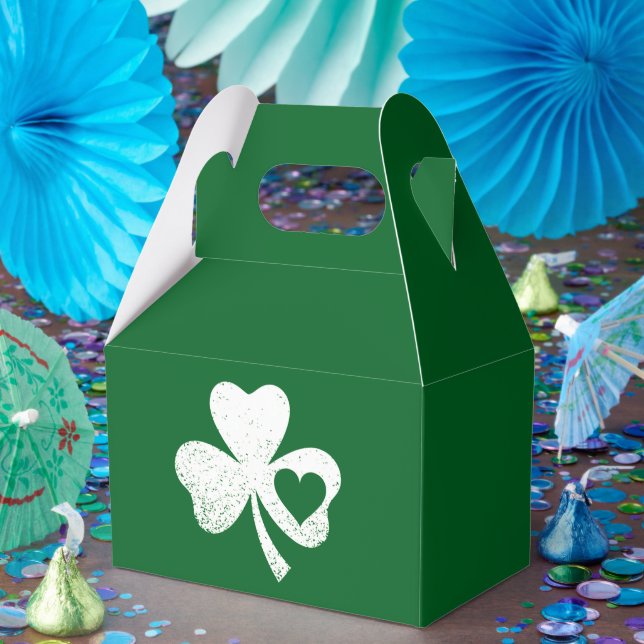 Caja Para Regalos Green St Patricks Day Irish Patty's Heart Shamrock (Fiesta)