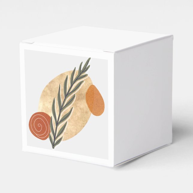 Caja Para Regalos Green Stalk Boho (Costado Anverso)